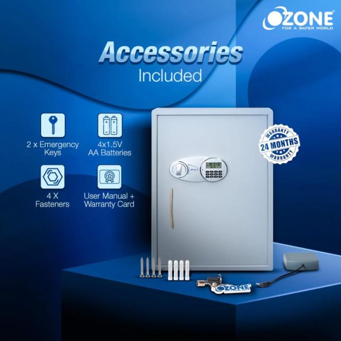 ozone multi purpose safe price - grey