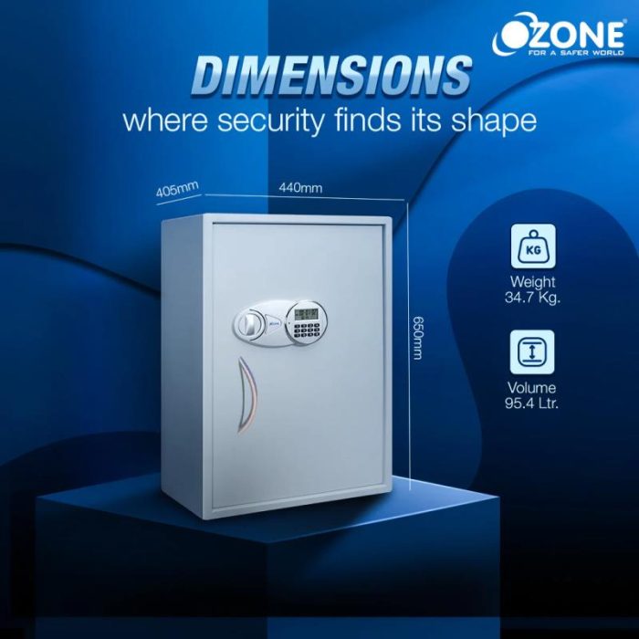 ozone multi purpose safe price - grey