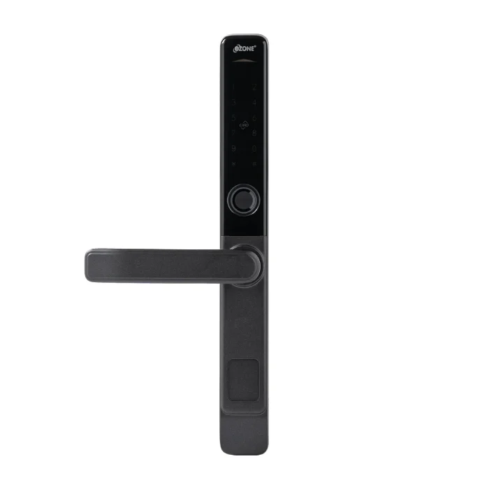 Black Ozone Narrow Style Fingerprint Wi-Fi Smart Door Lock/Locks gallery for swing doors/ home price