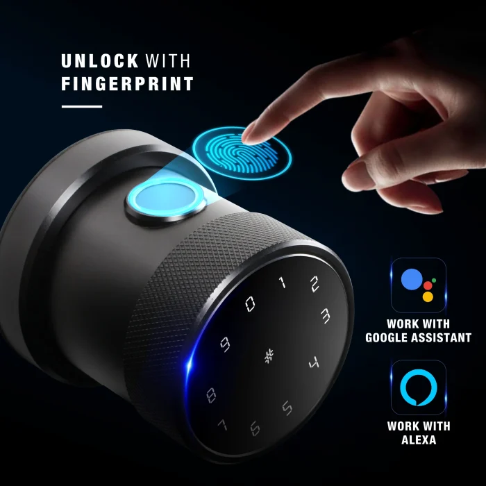 Ozone Oracle Smart Lock with Rose Plate