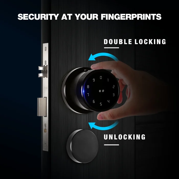 Ozone Oracle Smart Lock with Rose Plate