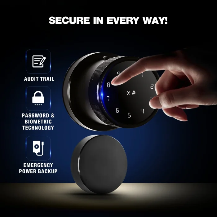 Ozone Oracle Smart Lock with Rose Plate