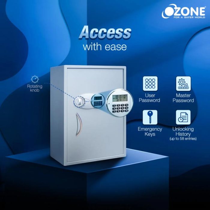 ozone multi purpose safe price - grey