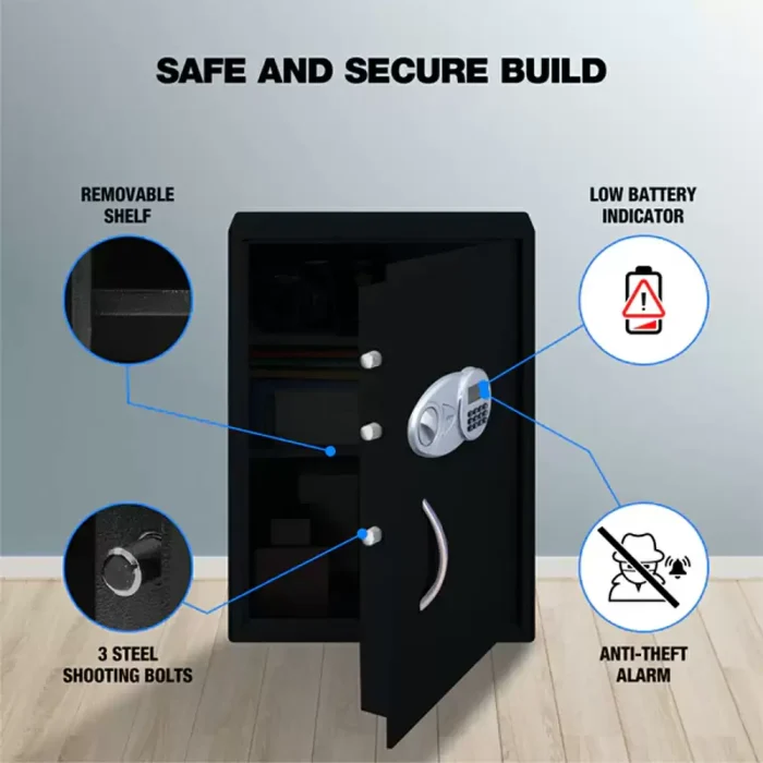ozone multi purpose safe price - black