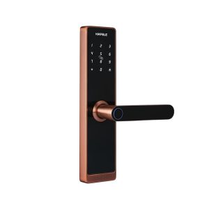 Hafele Digital Door Lock | Biometric Locks - RE-ACH Fingerprint Locks with RFID Card | Antique Copper Matt, price in India
