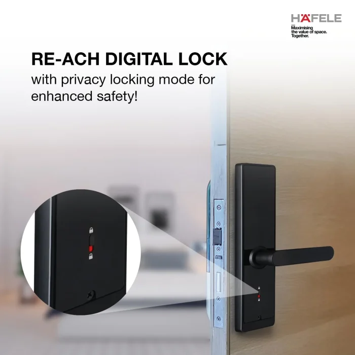 HAFELE RE-ACH DIGITAL LOCK BLACK