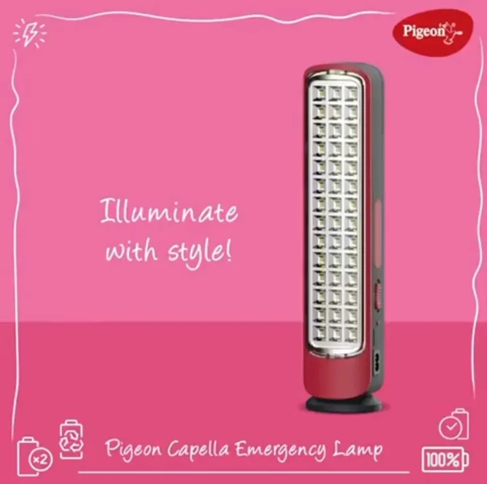 Pigeon Capella LED Rechargeable Emergency Lamp