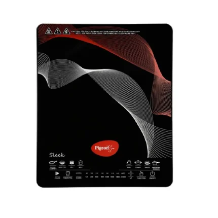 Pigeon Induction Cooktop | Black | Rapido Sleek | 2100 W