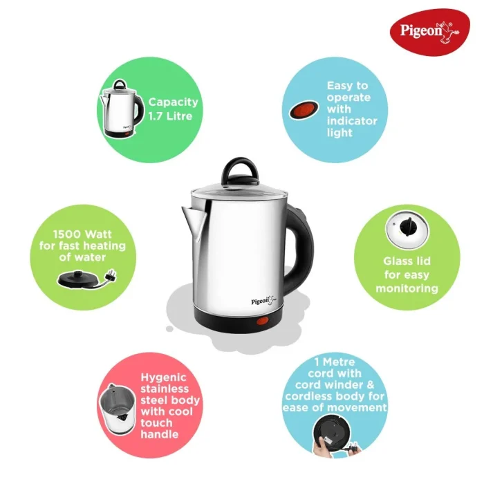 Pigeon Quartz Electric Kettle
