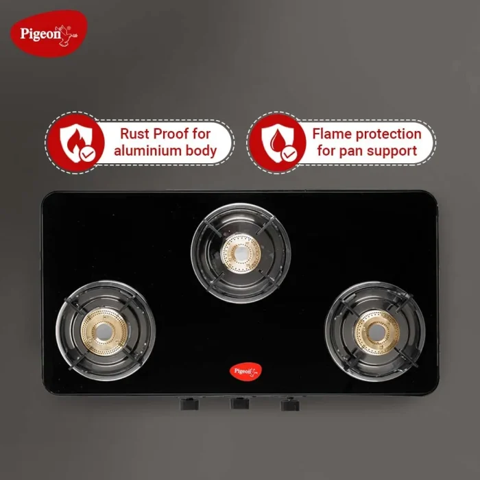 Pigeon Ultra Slim Gas Stove with 3 Burners