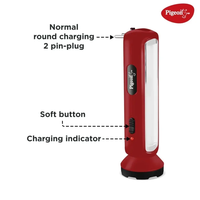 Pigeon Radiance Emergency Lamp | Stovekraft | 1600 mAh Battery
