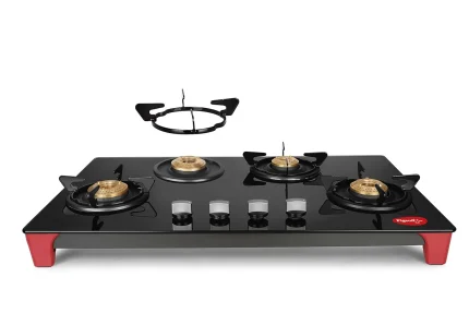 Pigeon infinity glass top 4 burner for kitchen
