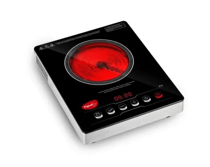 Pigeon Eva Infrared Cooktop | Free Stainless Steel Grill | 2000 W