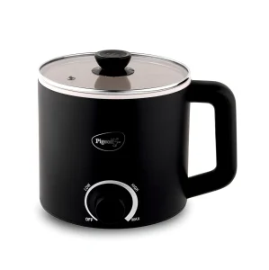 Pigeon Swift Multi-Cook Kettle | 1.5 L | Black | Double Layered