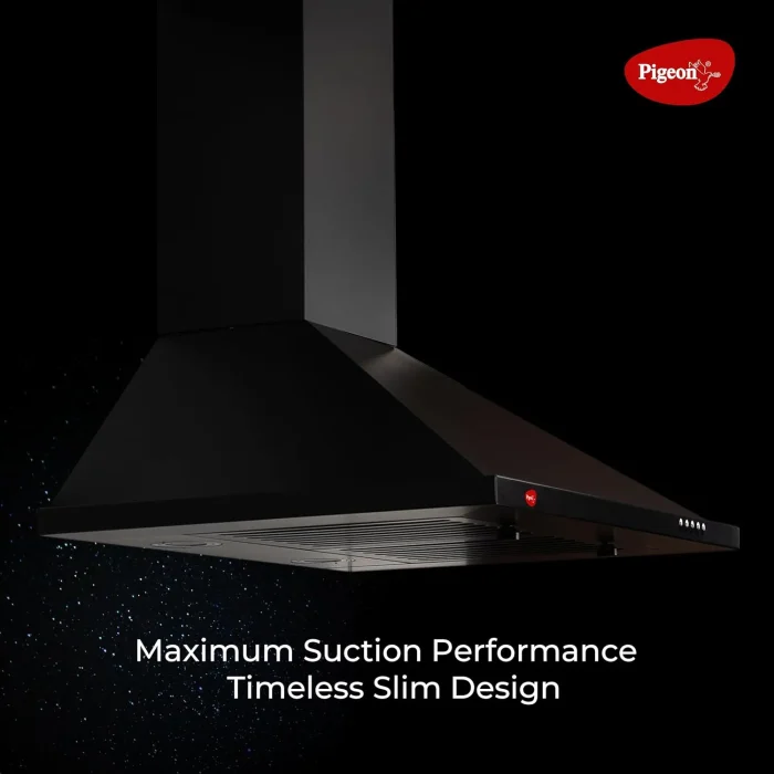 Pigeon Pyramid Shape Kitchen Chimney - Nebula Plus (60 cm) | 1050 m3/hr Suction Capacity