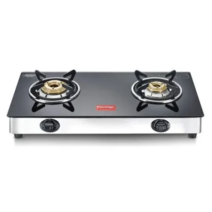 Prestige Marvel Plus GTM 02 SS Manual Stainless Steel 2 Burners Gas Stove