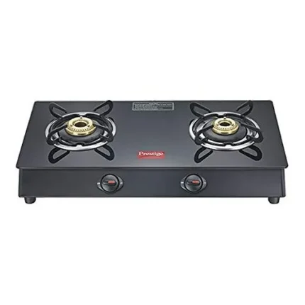 Prestige Gas Stove with 2 Burners Marvel Plus Glass