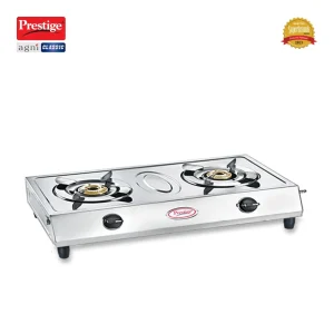 Prestige 2 Burner Gas Stove | Agni Classic | Stainless Steel