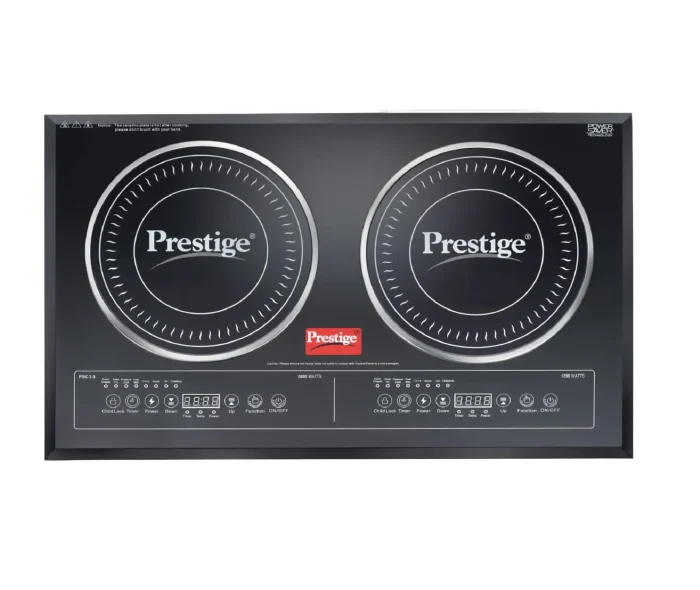 Prestige Double Induction Cooktop - PDIC 3.0 - 2000W