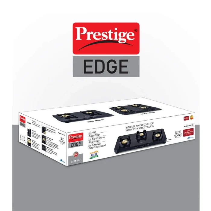 Prestige Edge Gas Stove - 3 Burner