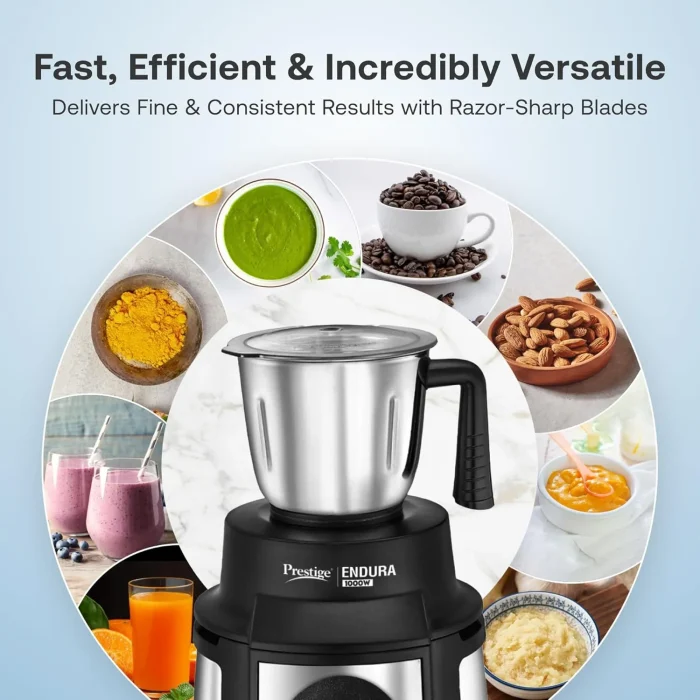 Prestige Endura Mixer Grinder with 6 Jars