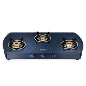 Prestige Gas Stove with 3 Burners Premia Schott Glass - GTS 03L (D)
