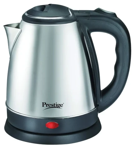 Prestige PKOSS Stainless Steel Electric Kettle 1500W, 1.8L (Silver)