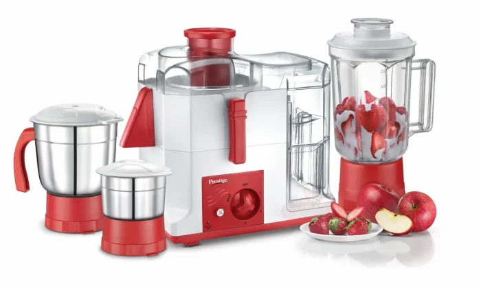 Prestige Platina Juicer Mixer Grinder - 3 Jars 550 W