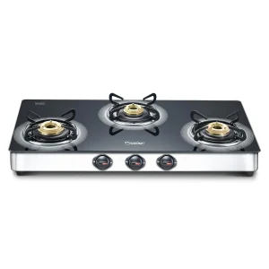 Prestige Royale Plus Gas Stove with 3 Burner SS