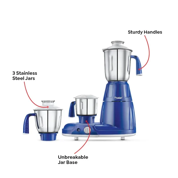 Prestige Deluxe LS Mixer Grinder with 3 Jars 750W 