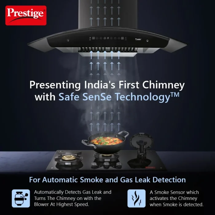 Prestige Oscar 900 Safe Sense Hood Chimney