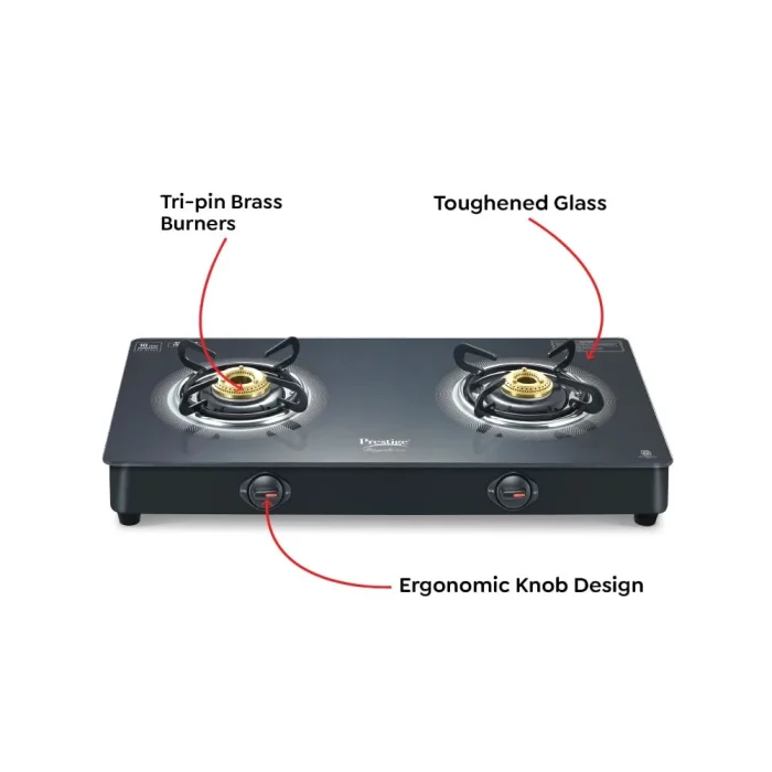 Prestige Royale Plus 2 Burner Gas Stove