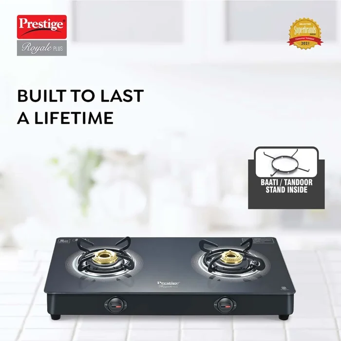 Prestige Royale Plus 2 Burner Gas Stove