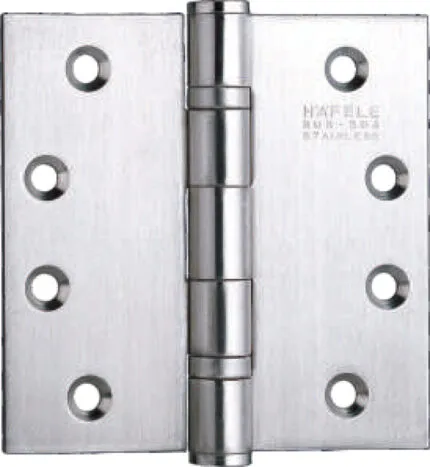 Hafele Butt Hinge | SS304 | 4" x 3" x 3 mm | 2 Ball Bearing | Square Corner