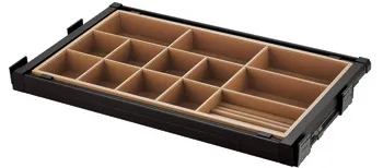 Hafele Leather Storage Box | Aluminium Frame and Leather Interior for 30 Kg (807.96.334)