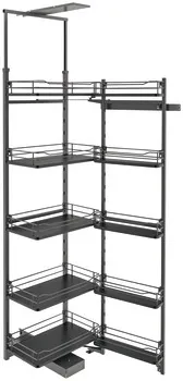 Hafele Larder Unit Internal Pull Out | With Door Shelf and Hanging Baskets (546.81.353)