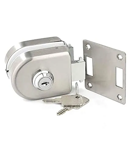 TAITON Glass Door Lock with Strike Box - Without Cutout (TPL-3A)