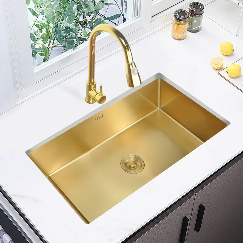HYZIK Single Bowl Nano Coating Stainless Steel Kitchen Sink