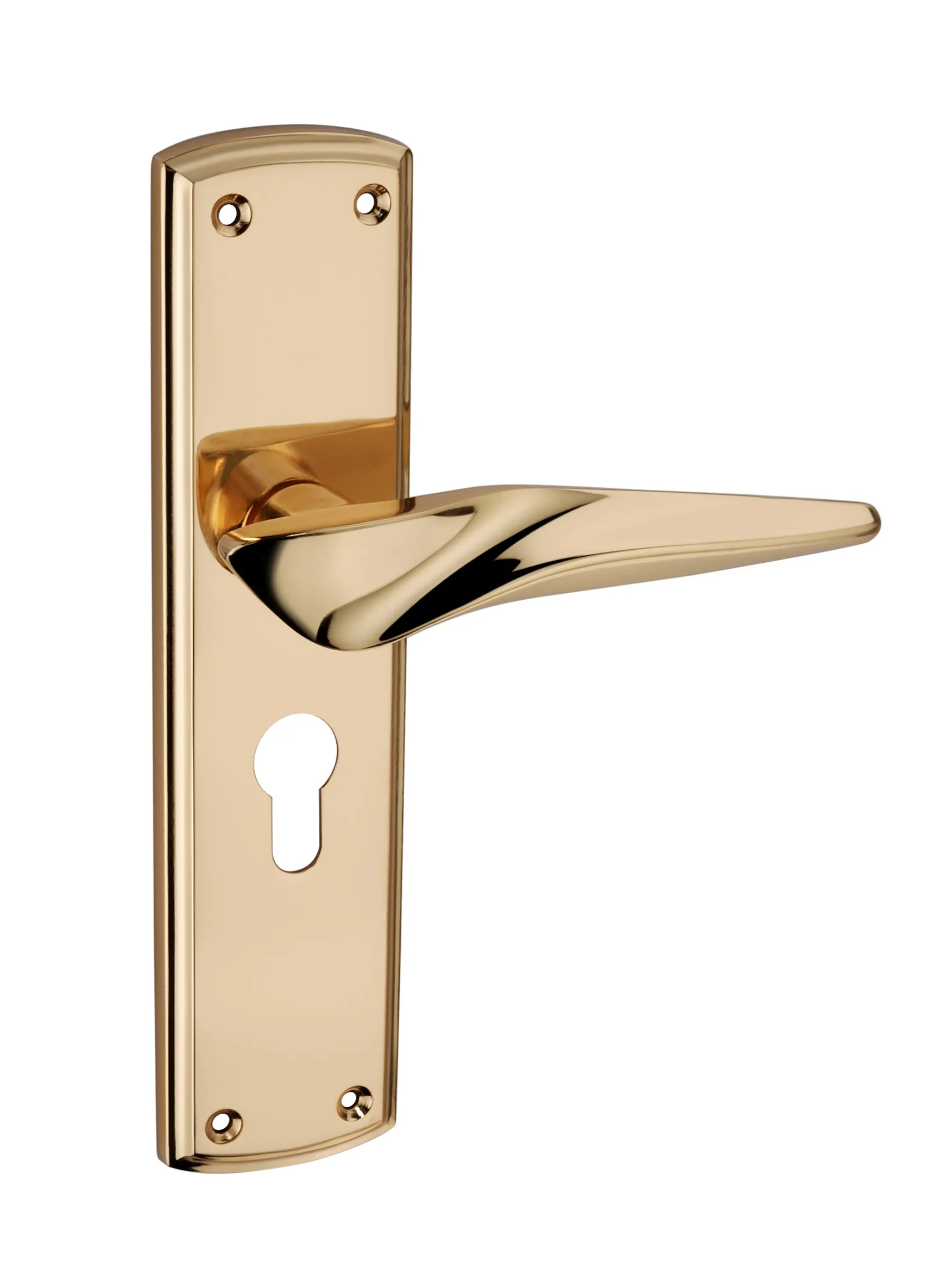 Georgia Mortise Door Handle Set With Cy/Ky Lock (Model-Curve)