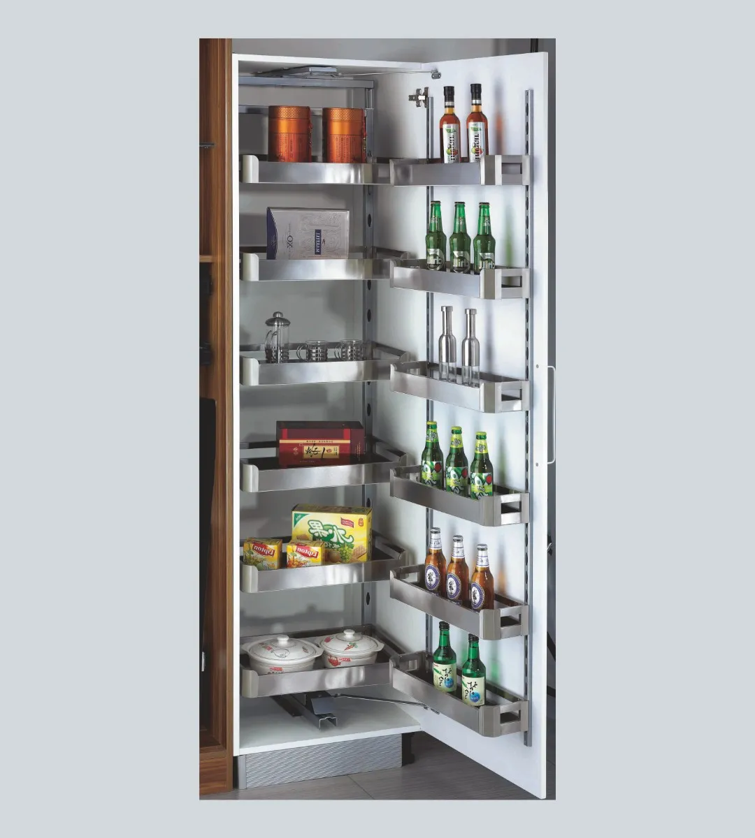 HYZIK Kitchen Organiser Stainless Steel Pantry Units