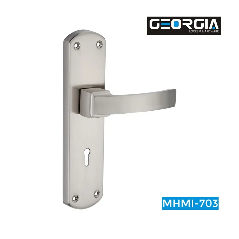Georgia MHMI-703 Mortise Door Handle Set With Cy/Ky Lock Set
