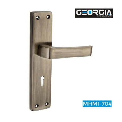Georgia MHMI-704 Mortise Door Handle Set With Cy/Ky Lock Set