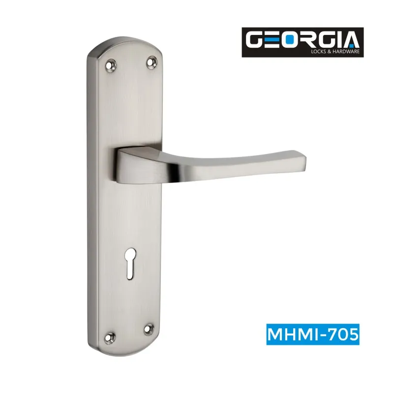 Georgia MHMI-705 Mortise Door Handle Set With Cy/Ky Lock Set