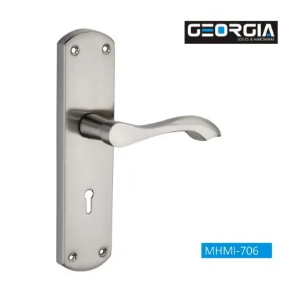 Georgia MHMI-706 Mortise Door Handle Set With Cy/Ky Lock Set