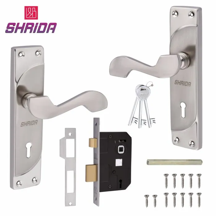 Shrida 511 Iron Mortise Handle and Lock Set