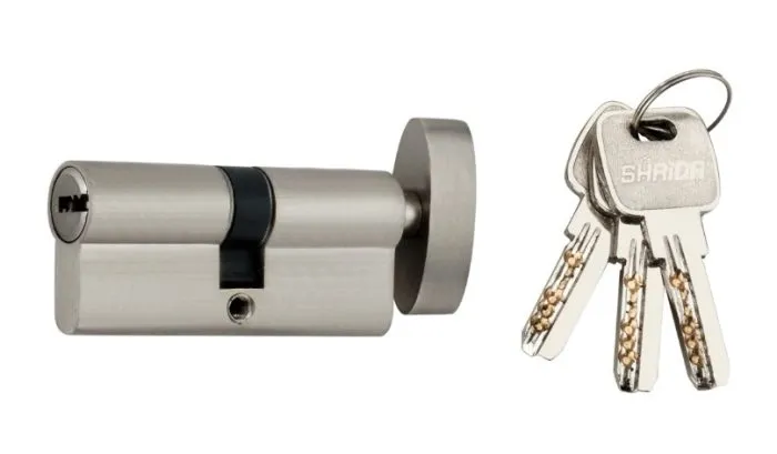 Shrida Brass 70 mm Pin Cylinder Lock