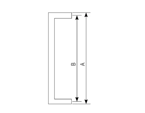 Ozone Glass Door Handle (OGH-554-ED) SSS