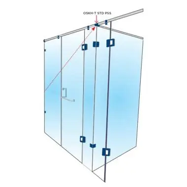 Ozone Reinforcement Bars for Adjoining Shower Enclosures (OSKH-T STD PSS)
