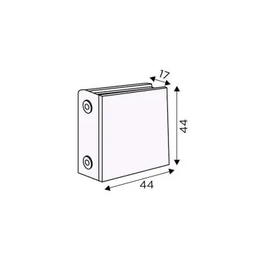 Ozone Wall to Glass Connector (OGC-111-ED STD PSS)