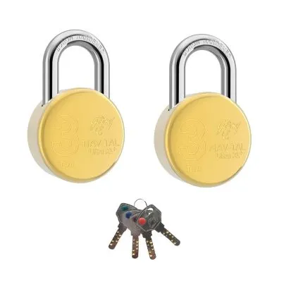Godrej Nav-tal Ultra XL+ 3 Ton Round Padlock Brass Finish Home Door Lock
